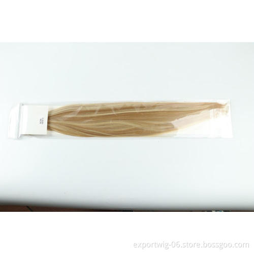 synthetic clip in hair extension seamless crochet braiding Synthetic Hair Extensions 7 Pieces Clip In synthetic hair chignon